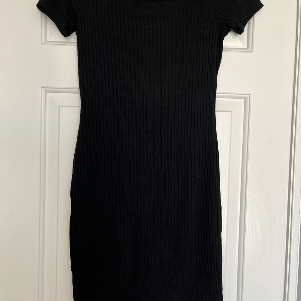 Ambiance black off shoulder dress